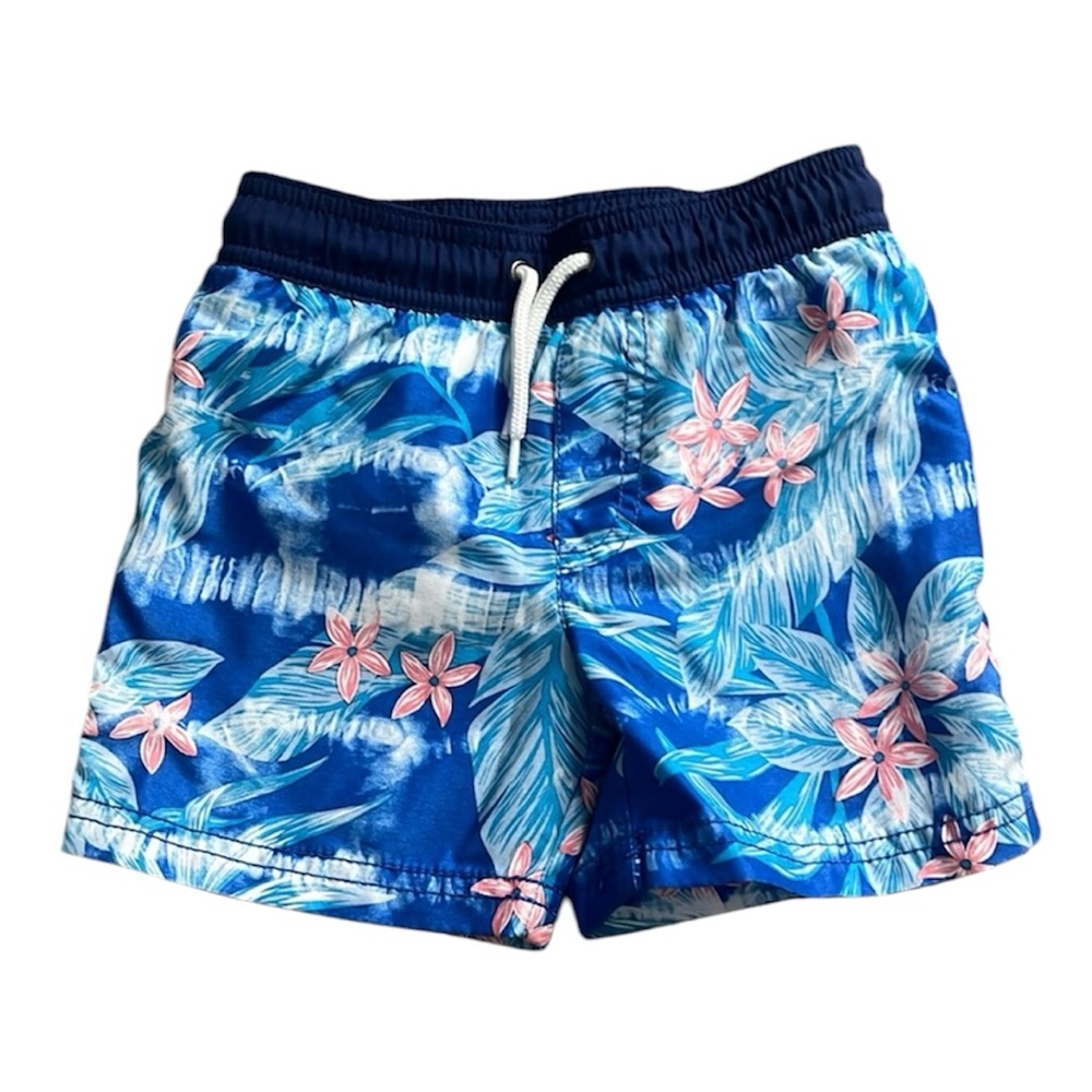 Carter’s | EUC Hawaiian Floral Swim Trunks for Toddler Boys